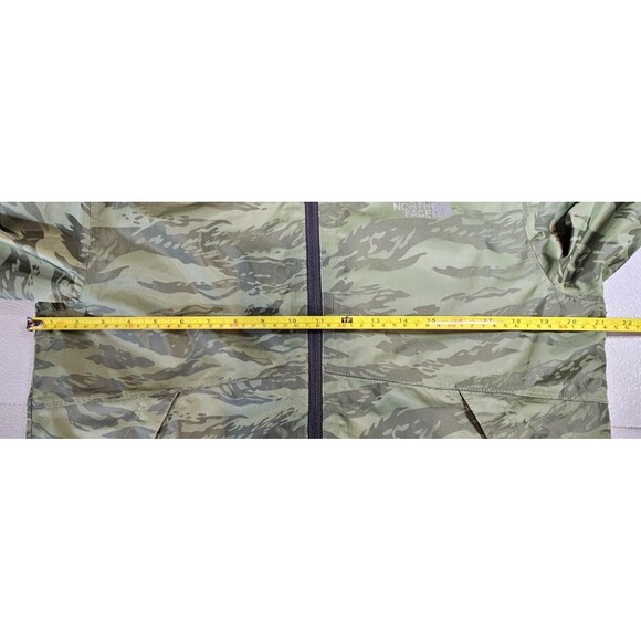 The North Face Mens S Millerton Green Camo Dryvent Hooded Raincoat - Picture 10 of 16